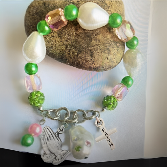 Pearl Bead Prayer Bracelet