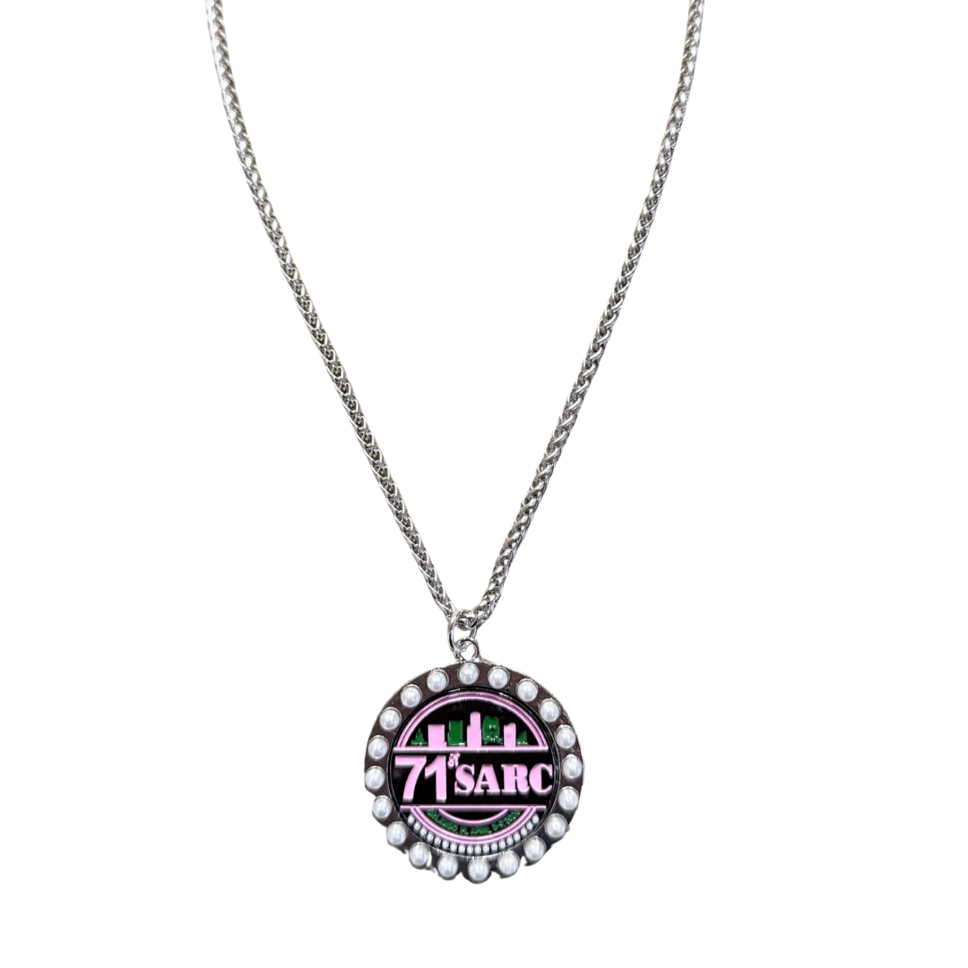 71ˢᵗ SARC Rhinestone Pendant Necklace