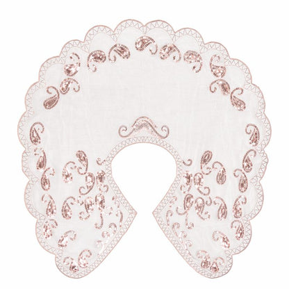 Rose Gold Sequin Lace Capelet