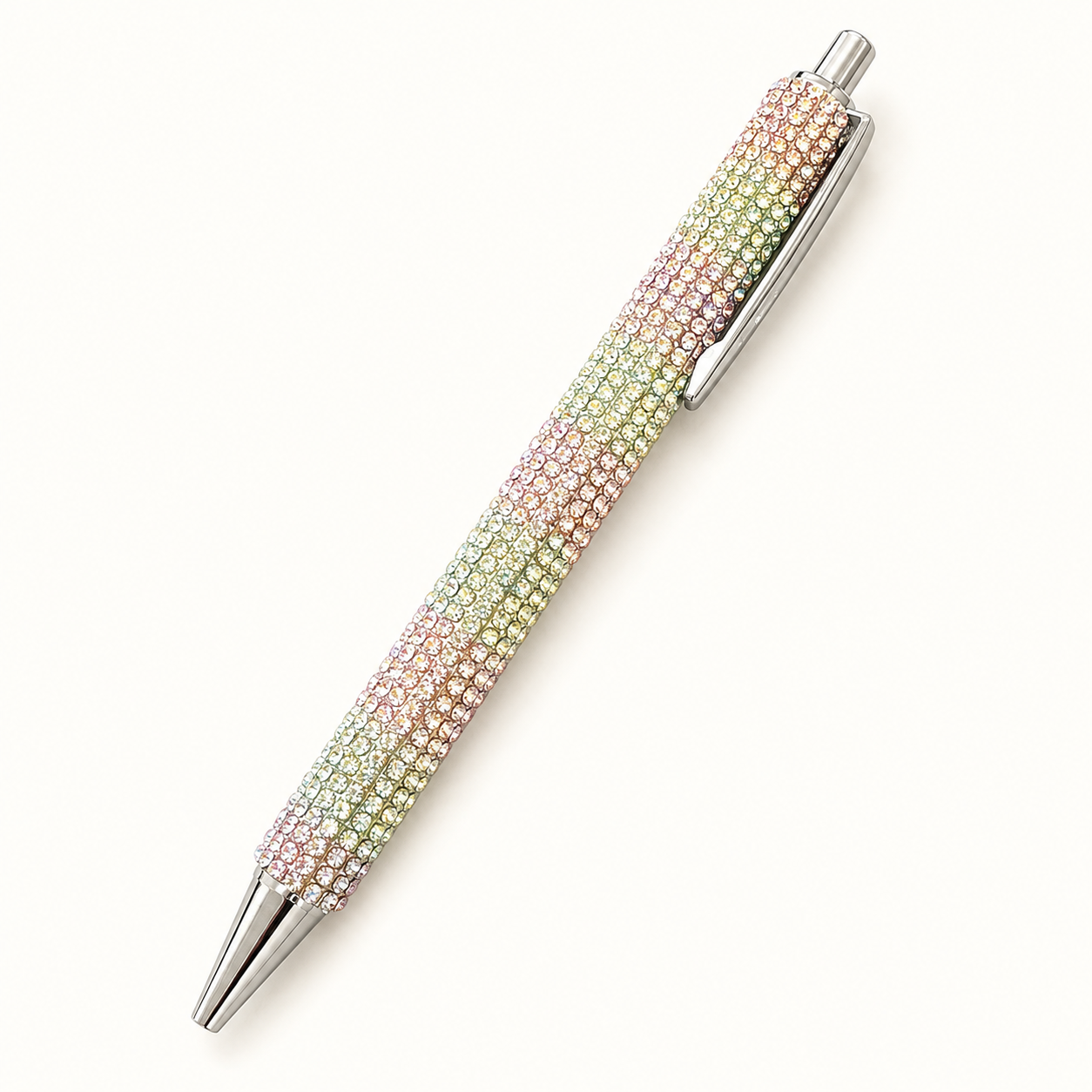 Pink and Green Sparkles Pen