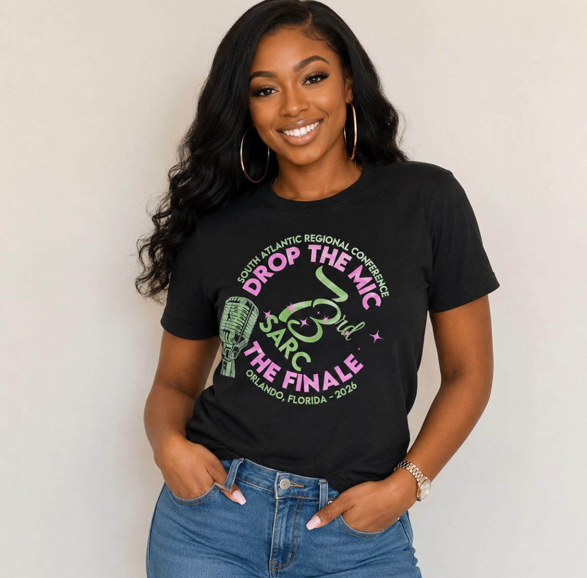 Drop the Mic Women’s Cut T-Shirt (Sold As Is)