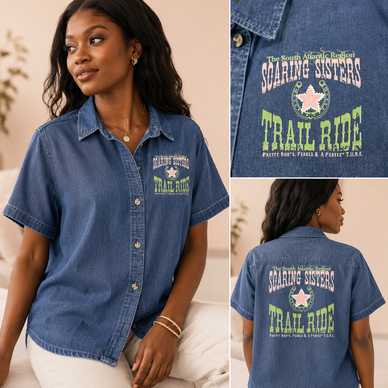 SAR Soaring Sisters Denim Shirt