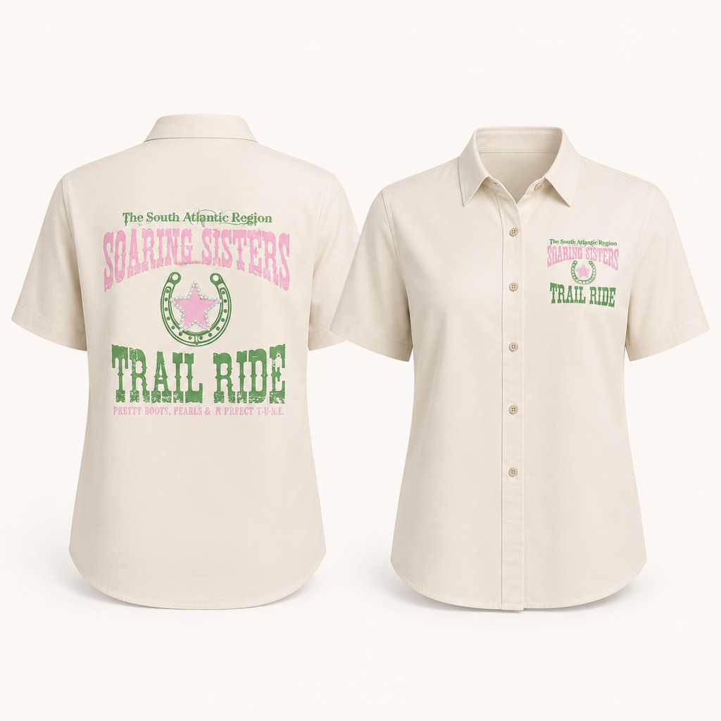SAR Soaring Sisters Tan Button Down Shirt