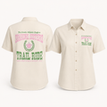 SAR Soaring Sisters Tan Button Down Shirt