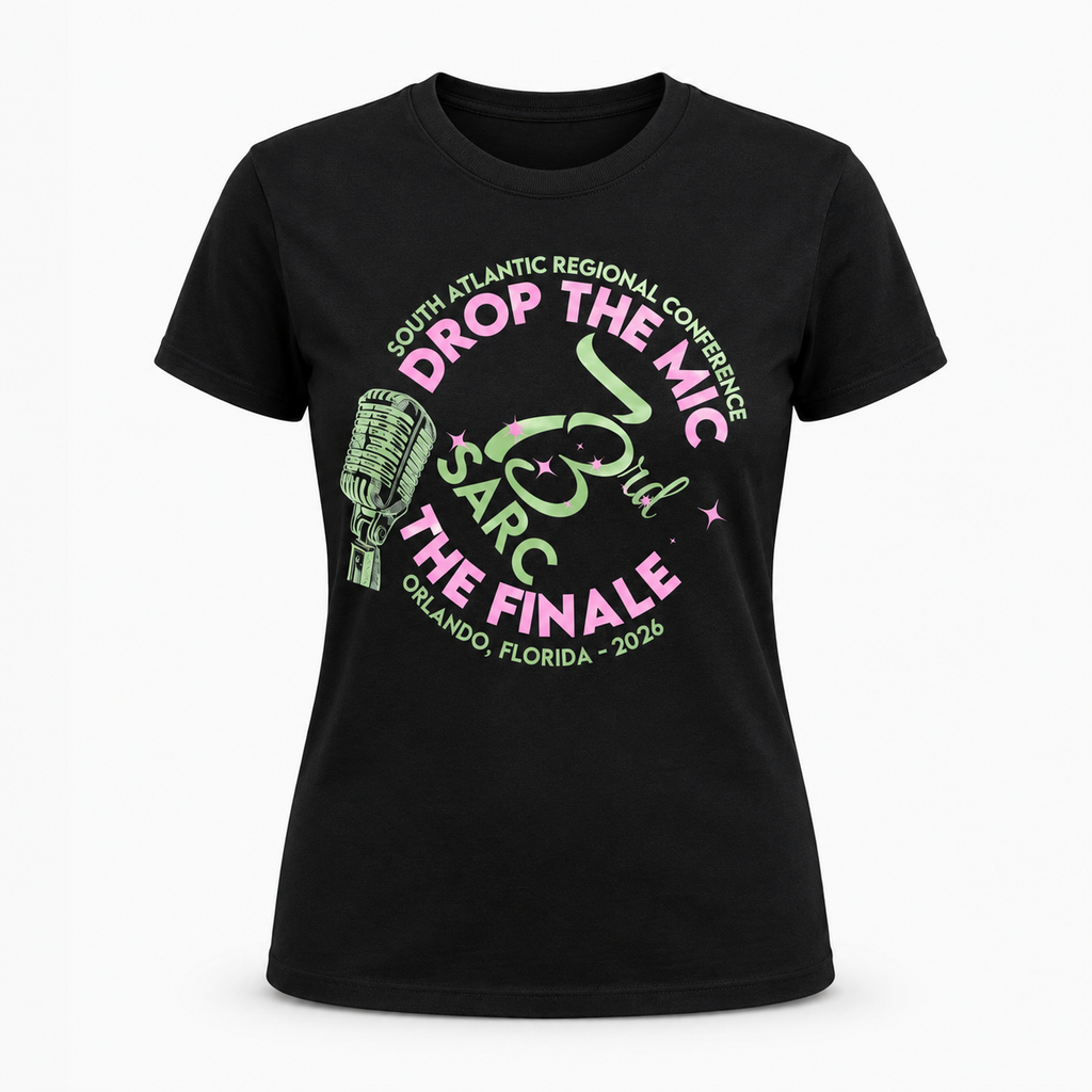 Drop the Mic Women’s Cut T-Shirt (Sold As Is)