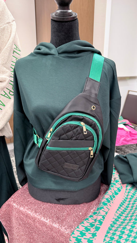 AKA Black Crossbody Bag