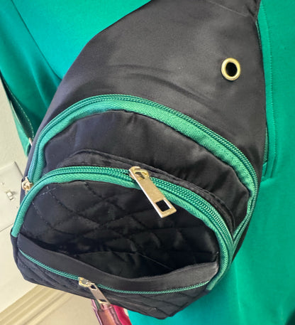 AKA Black Crossbody Bag